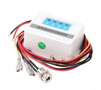 EffiFish 12V Automatic Power Switching Module 100W Dual Source Backup Supply with Status LEDs for Routers Poultry Incubation Water Pumps White