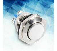 EffiFish 12V Momentary Push Button Switch 16A for Electromagnetic Starter Control and Relay Circuit Integration (2PCS)