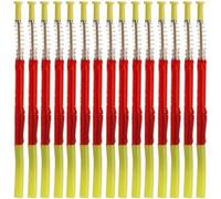 EffiFish 15-Pack Red Larva Transfer Needles For Beekeeping, Plastic Queen Grafting Tools For Hive Management And Breeding
