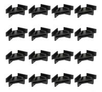 EffiFish 16 Pcs Tray Stackers Set, Food Storage Rack Holder Compatible with Harvest Right Freeze Dryer Trays(Black)