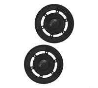 EffiFish 2 Pack Mop Cloth Bracket For For ECOVACS For X1 For Omni & Turbo Robot Vacuum, Sturdy Plastic Holder For Easy Mopping Attachment Black