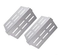EffiFish 2 Pack Stainless Steel Heat Deflector Plates, for Weber For Genesis 300 Series E-310 E-320 E-330 Replaces 65505 7622 Even Cooking