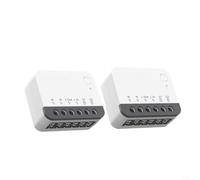 EffiFish 2 Pack ZBMINIR2 for zigbee Smart Light Switch Module, Compact Design For Rocker/Momentary Switches, Works With for alexa & for ewelink Hub, 10A 120V