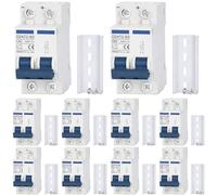 EffiFish 2 Pole DC MCB 1000V 32 Amp for Solar Photovoltaic Projects DC Energy Storage Systems and Offshore Wind Farm Electrical Protection (50A)