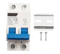 EffiFish 2 Pole DC MCB 1000V 32 Amp for Solar Photovoltaic Projects DC Energy Storage Systems and Offshore Wind Farm Electrical Protection (25A)