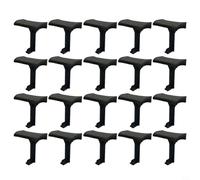 EffiFish 20 Pack Solar Panel Drain Clips PA6 Glass Fiber Mud Removal Deflector Water Guide Bracket for PV Module Cleaning Efficiency(30mm)