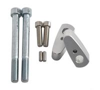 EffiFish 20mm Motorcycle Handlebar Riser Bar, Aluminium Silver For BMW R NineT 2014-2024 Pure Urban G for SCRAMBLER(silver)
