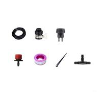 EffiFish 25m Automatic Drip Irrigation Kit for Balcony Plants, Indoor Outdoor Watering System with Timer Option(Without a timer)