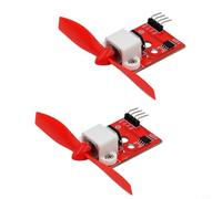 EffiFish 2PCS 5V L9110 Fan Motor Module With Propeller For Arduino Firefighting Robot DIY Projects(B)