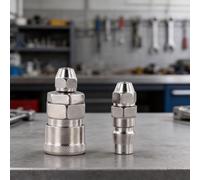 EffiFish 2pcs Quick Release Air Hose Fitting Coupler Set, Hardened Steel Compressor Connector for Pneumatic Tools, SP/SH/SF Series(SP+PP-10)