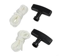 EffiFish 2Pcs Starter Rope Pull Cord, With Handle For Honda For Starters With A Horsepower Range Of 4-8hp Small Engines Lawn Mowers Pull Cords