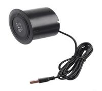 EffiFish 3-in-1 Wireless Charging Station with Pop-Up USB Socket, 10W Fast Charger for Phone Watch Earbuds on Desk Bedside, Compact ABS(Black)