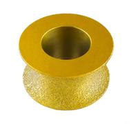 EffiFish 3 Inch Profile Grinding Wheel, 30-40mm Bullnose Edge Abrasive Disc for Tile Quartz Stone(35mm)