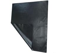 EffiFish 3 Layer Fireproof Silicone Grill Mat,With Fibreglass Cloth, Heat Resistant Up To 550°C, Flame Retardant Deck And Patio Protector For Outdoor Barbecue, Black 36”(48 * 30)