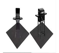 EffiFish 3 Layer Fireproof Silicone Grill Mat,With Fibreglass Cloth, Heat Resistant Up To 550°C, Flame Retardant Deck And Patio Protector For Outdoor Barbecue, Black 36”(48)