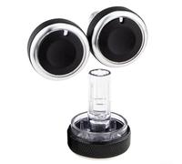 EffiFish 3 Piece Car Air Conditioner Adjustment Knobs for Suzuki and For Mazda VX1 Models, ABS Material for Resistance
