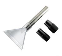 EffiFish 38mm Vacuum Cleaner Swivel Head Nozzle, with Steel Tube and Adapters for Carpet Upholstery and Mattress Cleaning for 39mm and 48mm Hose(B)