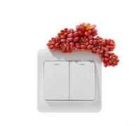 EffiFish 3D Resin Floral Light Switch Cover Plate, Elegant Decorative Outlet Wall Plate For Home Office, Unique Artistic Idea(O)