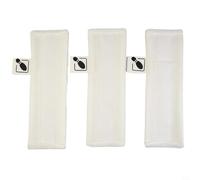 EffiFish 3PCS Microfibre Steam Cleaner Floor Cloth Pads for Karcher For EasyFix SC1 SC2 SC3 SC4 SC5 For Steam Mop Heads, White