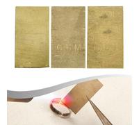 EffiFish 3pcs Silver Soldering Sheets Low Temp G6E G6M High G6H for Jewelry Craft Metal for SCULPTURE Welding Forming Stamping Tools