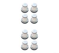 EffiFish 4Pcs HEPA Filter Core Compatible With Fanttik Slim V8 Apex/V9/V10 Mix, Reusable Fine Particle Filtration For Handheld Car For VAC(8 PACK)