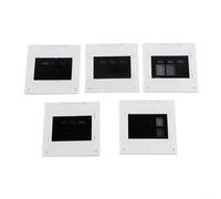 EffiFish 5pcs Diffraction Grating Set 50x50mm Single Double Triple Slit Grid for Physics Lab Optical Experiments and Light Analysis