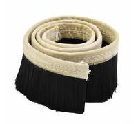 EffiFish 70mm 100mm Nylon Brush Vacuum Cleaner Dust Cover CNC Router Spindle Motor Engraving Machine Accessory Black 1m(70mm)