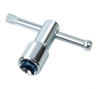 EffiFish Acetylene Wrench 10mm Square Key for Gas Cylinder Valve Switch, Rust Proof Iron Tool with Electroplated Finish, 70mm Length
