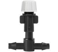 EffiFish Adjustable Mist Spray Nozzle for Garden Irrigation, Anti-Clog Drip System Sprayer with 15-20L/H Flow for Greenhouse Nursery, Grey, 4/7mm(B)