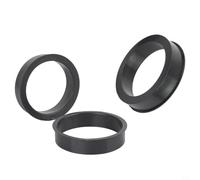 EffiFish Air Filter Reducer Adapter Ring 60Mm To 76Mm Soft Rubber Seal For Mushroom Head Intake System Car for modification Black(A)