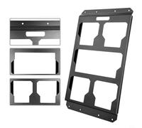 EffiFish Aluminium Alloy Tool Box Mounting Plate， For Packout Toolbox Workshop Storage System Installation Bracket Black