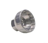 EffiFish Aluminium BSA30 Bottom Bracket Tool for SRAM for dub Race Face, 46mm 12-Notch Cup Remover with 1/2" Drive, Lightweight 83g Silver(Silver)
