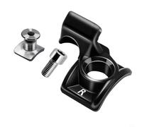 EffiFish Aluminum Alloy Shifter Mount Adapters for SRAM MatchMaker X for MMX Left Right Black Silver Ergonomic Bike Setup(right)