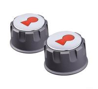 EffiFish BBQ Control Knobs, Replacement Gas Control Knobs | Barbecue Replacement Parts,2 Grill Burner Knobs for Weber for spirit for 200 for 300 Series,BBQ Control Knobs