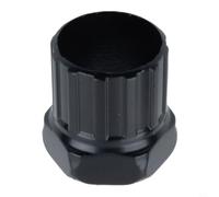 EffiFish Bicycle Cassette Removal Tool 12 Tooth Freewheel Socket for Sunrace Hubs Black