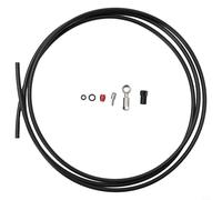 EffiFish Bicycle Disc Brake Hose Kit 2M Rubber Steel Hydraulic Line With Banjo Connector For SRAM Code R Level Disc Brakes Black(Black)
