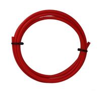 EffiFish Bicycle Disc Brake Hose Kit 2M Rubber Steel Hydraulic Line With Banjo Connector For SRAM Code R Level Disc Brakes Black(Red)