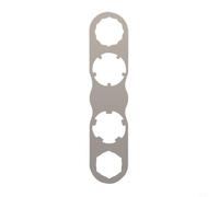 EffiFish Bike Pedal Wrench, TC4 Alloy Repair Tool for Look for KEO Pedals Lightweight Silver Black Multicolour(Silver)