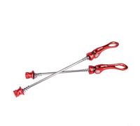 EffiFish Bike Quick Release Skewer Set Front And Rear Wheel Hub QR Skewer Aluminum Alloy Steel Mountain Road Bicycle Wheel Hub Parts 100Mm 135Mm(Red)