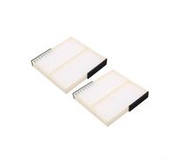 EffiFish Cabin Air Filter 2-Pack Compatible With for MITSUBISHI for OUTLANDER, Synthetic Media For Enhanced Dust & Protection, White 25X22x5mm(2PCS)