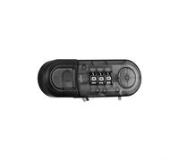 EffiFish Cabinet Password Lock Child Safety Latch For Refrigerator Drawers Easy One Hand Open Adult for ACCESS Black 1 Pack(Transparent Black)