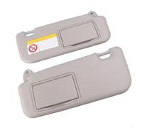 EffiFish Car Sun Visor Left Driver Side ,Grey PVC Material Interior Trim Replacement Compatible With 2014-2019 Models Effective Sunlight Protection Improved Driving Vision