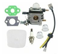 EffiFish Carburetor C1U-K54A For Mantis 7222M 7230 Tiller, 2-Cycle Engine Replacement Kit With Fuel Lines Gaskets Grommets Filters