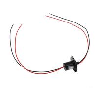 EffiFish Conductive Slip Ring 2 Wire 15A Gold Contact Low Torque Engineering Plastic Housing for Wind Turbine CCTV Robot 22mm OD