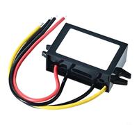 EffiFish DC-DC Step Down Converter 20V-90V to 12V IP68 Waterproof Power Module High Efficiency for Industrial Auto Marine Use Black(12V 5A 2 S)