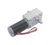 EffiFish DC Gear Motor 24V High Torque 68Kg.cm Self-Locking Worm Gear For Automated Systems And DIY Projects, Dual-Shaft All-Metal Motor(12V 12rpm)