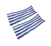 EffiFish Deck Chair Replacement Fabric Double Sided Striped Polyester Cover for Outdoor Furniture 120x44cm(2pcs)