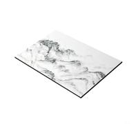 EffiFish Diatomaceous Earth Drying Mat for Kitchen Countertop, Fast Absorbent Dish Draining Pad, Easy Clean Space Saving Design, White Black(2 1)