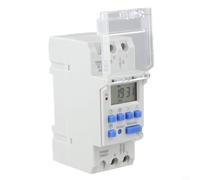 EffiFish Digital for Time Switch 16A 3200W Astronomical Timer Auto Sunrise Sunset Adjustment Electronic Timer with for perpetual Calendar White