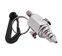 EffiFish Diving Nozzle Stainless Steel Scuba Diving Air Nozzle Tool For BCD Inflator Hose With Clip Fits Standard Hoses For Inflating Air Beds